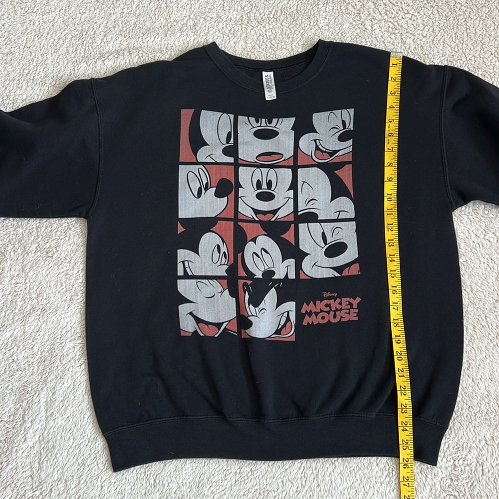 Disney Mickey Mouse Expression Grid Sweatshirt Si… - image 5
